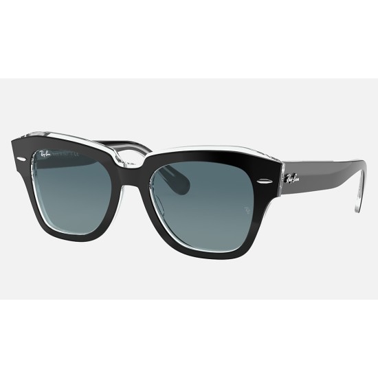State Street
Lenses: Blue Gradient  +  Frame: Black