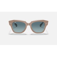State StreetLenses: Blue Gradient  +  Frame: Beige (Beige)