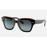 STATE STREET
Lenses: Grey/Blue Gradient  +  Frame: Black