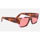 NOMAD PINK FLUO
Lenses: Pink Classic  +  Frame: Striped Havana and Pink Fluo
