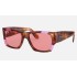 NOMAD PINK FLUO
Lenses: Pink Classic  +  Frame: Striped Havana and Pink Fluo