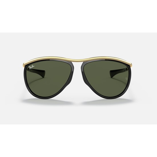 AVIATOR OLYMPIAN
Lenses: Green Classic G-15  +  Frame: Black