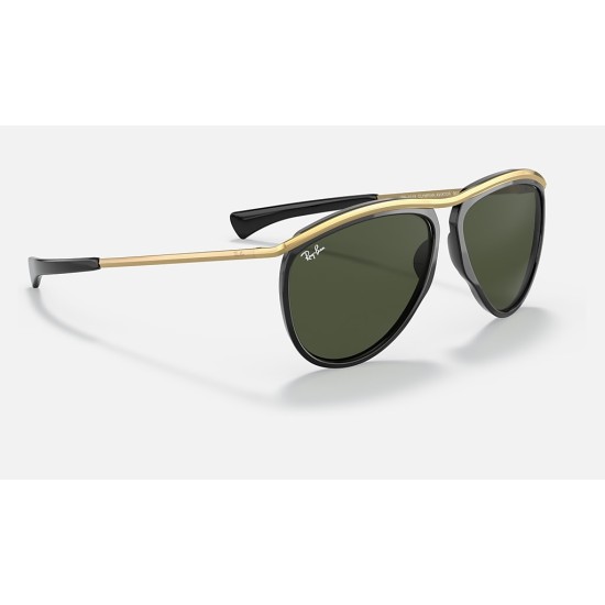 AVIATOR OLYMPIAN
Lenses: Green Classic G-15  +  Frame: Black