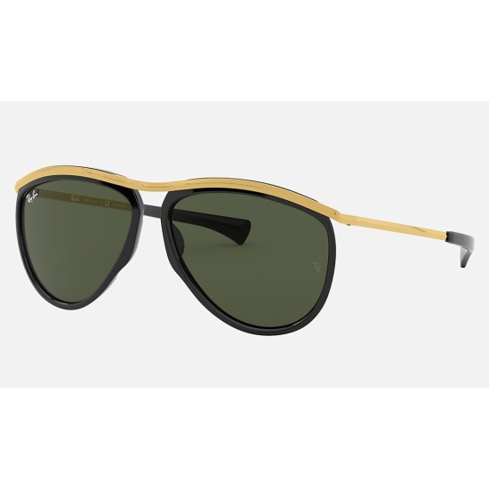 AVIATOR OLYMPIAN
Lenses: Green Classic G-15  +  Frame: Black