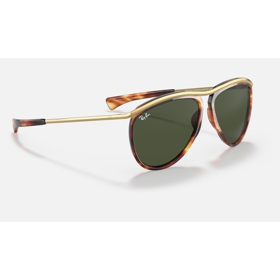 AVIATOR OLYMPIAN
Lenses: Green Classic  +  Frame: Tortoise