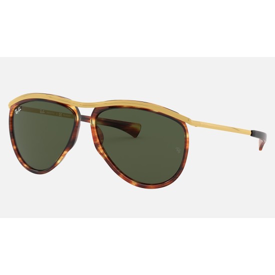 AVIATOR OLYMPIAN
Lenses: Green Classic  +  Frame: Tortoise