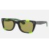 CARIBBEAN GREEN FLUO
Lenses: Green Photochromic Classic  +  Frame: Black and Green Fluo