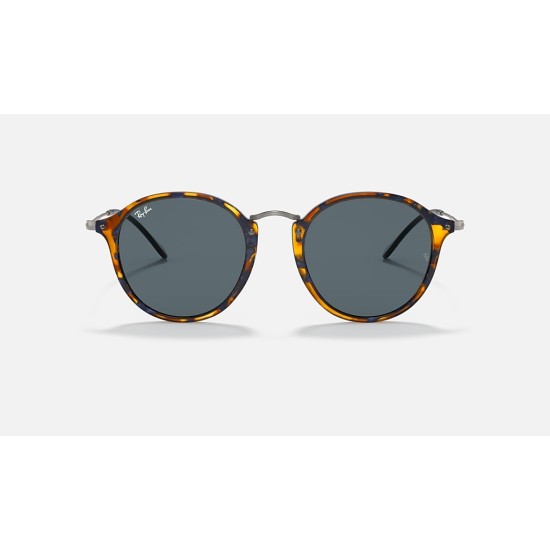 ROUND FLECK
Lenses: Blue/Gray Classic  +  Frame: Spotted Blue Havana