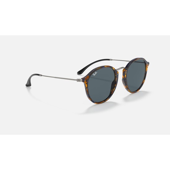 ROUND FLECK
Lenses: Blue/Gray Classic  +  Frame: Spotted Blue Havana