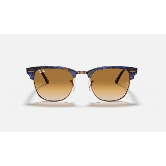 CLUBMASTER FLECK
Lenses: Light Brown Gradient  +  Frame: Spotted Brown And Blue