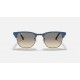 CLUBMASTER MARBLE
Lenses: Light Grey Gradient  +  Frame: Wrinkled Blue