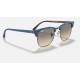 CLUBMASTER MARBLE
Lenses: Light Grey Gradient  +  Frame: Wrinkled Blue