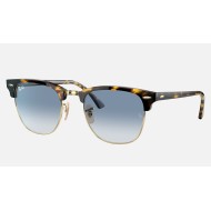 CLUBMASTER FLECK
Lenses: Light Blue Gradient  +  Frame: Yellow Havana