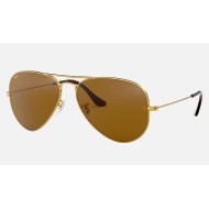 AVIATOR CLASSIC
Lenses: Brown Classic B-15  +  Frame: Gold