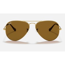 AVIATOR CLASSIC
Lenses: Brown Classic B-15  +  Frame: Gold