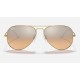 AVIATOR GRADIENT
Lenses: Silver/Pink Mirror  +  Frame: Gold