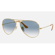 AVIATOR GRADIENT
Lenses: Light Blue Gradient  +  Frame: Gold