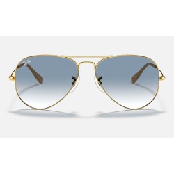 AVIATOR GRADIENT
Lenses: Light Blue Gradient  +  Frame: Gold