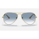 AVIATOR GRADIENT
Lenses: Light Blue Gradient  +  Frame: Gold