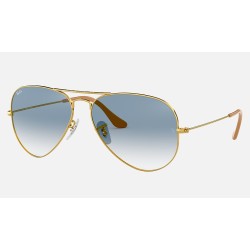 AVIATOR GRADIENT
Lenses: Light Blue Gradient  +  Frame: Gold