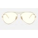 AVIATOR CLEAR EVOLVE
Lenses: Grey Photochromic Classic  +  Frame: Shiny Gold