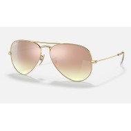 AVIATOR LARGE METAL
Lenses: Copper Mirror  +  Frame: Gold
