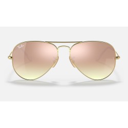 AVIATOR LARGE METAL
Lenses: Copper Mirror  +  Frame: Gold