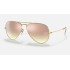 AVIATOR LARGE METAL
Lenses: Copper Mirror  +  Frame: Gold