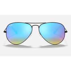 AVIATOR FLASH LENSES GRADIENT
Lenses: Blue Mirror  +  Frame: Black