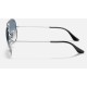 AVIATOR GRADIENT
Lenses: Light Blue Gradient  +  Frame: Silver