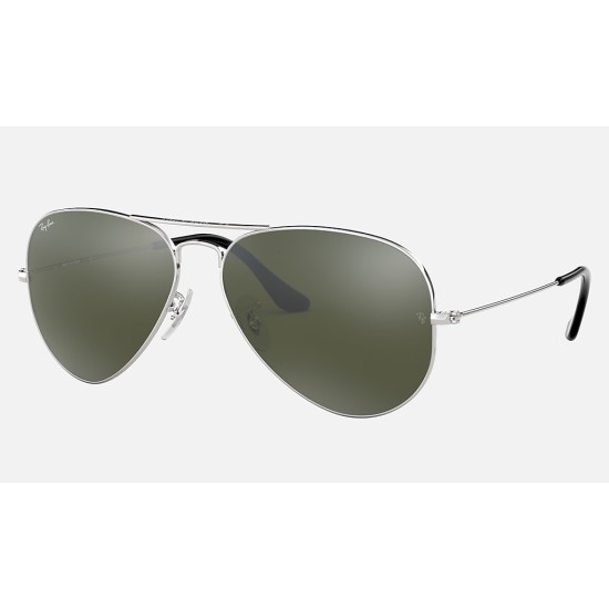AVIATOR MIRROR
Lenses: Silver Mirror  +  Frame: Silver