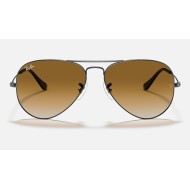 AVIATOR GRADIENT
Lenses: Light Brown Gradient  +  Frame: Gunmetal