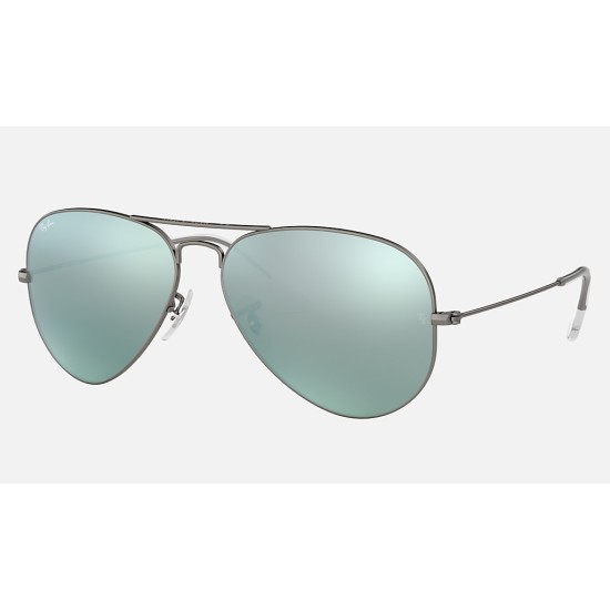 AVIATOR FLASH LENSES
Lenses: Silver Mirror  +  Frame: Gunmetal