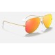 AVIATOR FLASH LENSES
Lenses: Orange Mirror  +  Frame: Gold