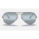 AVIATOR MIRROR
Lenses: Blue Mirror  +  Frame: Dark Blue