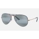 AVIATOR MIRROR
Lenses: Blue Mirror  +  Frame: Dark Blue