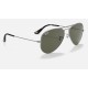 AVIATOR CLASSIC
Lenses: Green Classic G-15  +  Frame: Grey Metal