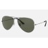 AVIATOR CLASSIC
Lenses: Green Classic G-15  +  Frame: Grey Metal