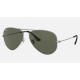 AVIATOR CLASSIC
Lenses: Green Classic G-15  +  Frame: Grey Metal