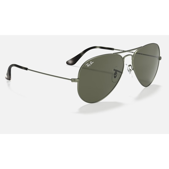 AVIATOR CLASSIC
Lenses: Green Classic G-15  +  Frame: Green Metal