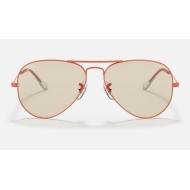 AVIATOR SOLID EVOLVE
Lenses: Light Brown Photochromic Classic  +  Frame: Red