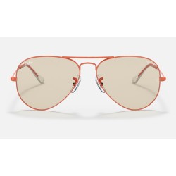 AVIATOR SOLID EVOLVE
Lenses: Light Brown Photochromic Classic  +  Frame: Red