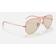 AVIATOR SOLID EVOLVE
Lenses: Light Brown Photochromic Classic  +  Frame: Red