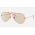 AVIATOR SOLID EVOLVE
Lenses: Light Brown Photochromic Classic  +  Frame: Red