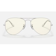 AVIATOR BLUE-LIGHT CLEAR EVOLVE
Lenses: Grey Blue Light Filter  +  Frame: Light Grey