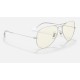 AVIATOR BLUE-LIGHT CLEAR EVOLVE
Lenses: Grey Blue Light Filter  +  Frame: Light Grey