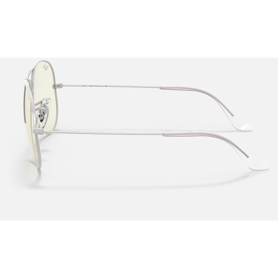 AVIATOR BLUE-LIGHT CLEAR EVOLVE
Lenses: Grey Blue Light Filter  +  Frame: Light Grey