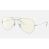 AVIATOR BLUE-LIGHT CLEAR EVOLVE
Lenses: Grey Blue Light Filter  +  Frame: Light Grey