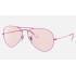 AVIATOR SOLID EVOLVE
Lenses: Pink Photochromic Classic  +  Frame: Violet
