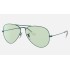 AVIATOR SOLID EVOLVE
Lenses: Green/Blue Photochromic Classic  +  Frame: Shiny Dark Green